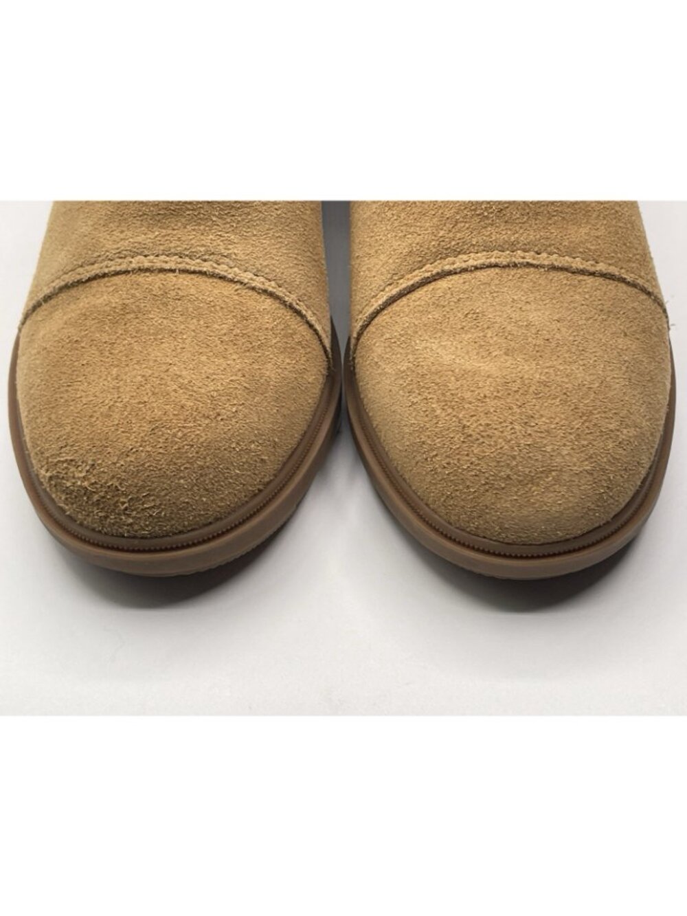 Sorel Women's Evie II Chelsea Boots Womens Size 8 Caribou Buff Gum Leather Suede - Picture 4 of 16
